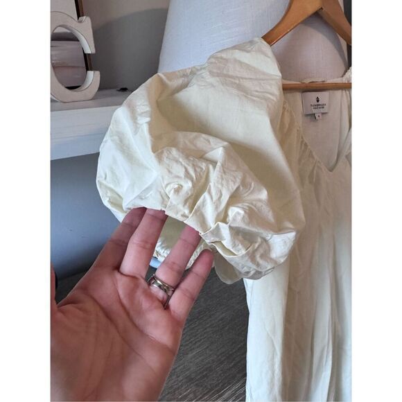 Tuckernuck x Studio McGee Cream Cotton Lace Juniper Dress Size Small - Picture 4 of 12